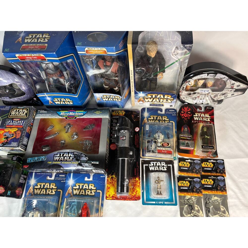 Lot Star Wars Mixed Collectibles 2000's era Figures Vehicles Micro Machines PEZ - Picture 7 of 16
